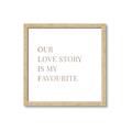Picture of Our Love Story _GroupedProduct_Square_Framed_Matted_