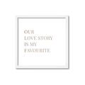 Picture of Our Love Story _GroupedProduct_Square_Framed_Matted_