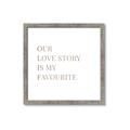 Picture of Our Love Story _GroupedProduct_Square_Framed_Matted_