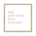 Picture of Our Love Story _GroupedProduct_Square_Framed_Matted_