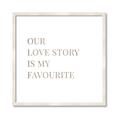Picture of Our Love Story _GroupedProduct_Square_Framed_Matted_