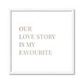 Picture of Our Love Story _GroupedProduct_Square_Framed_Matted_