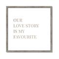 Picture of Our Love Story _GroupedProduct_Square_Framed_Matted_