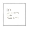 Picture of Our Love Story _GroupedProduct_Square_Framed_Matted_