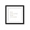 Picture of Our Love Story _GroupedProduct_Square_Framed_Matted_