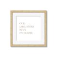 Picture of Our Love Story _GroupedProduct_Square_Framed_Matted_