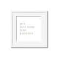 Picture of Our Love Story _GroupedProduct_Square_Framed_Matted_