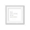 Picture of Our Love Story _GroupedProduct_Square_Framed_Matted_