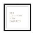 Picture of Our Love Story _GroupedProduct_Square_Framed_Matted_