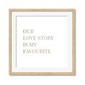 Picture of Our Love Story _GroupedProduct_Square_Framed_Matted_