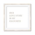 Picture of Our Love Story _GroupedProduct_Square_Framed_Matted_