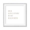 Picture of Our Love Story _GroupedProduct_Square_Framed_Matted_