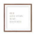 Picture of Our Love Story _GroupedProduct_Square_Framed_Matted_