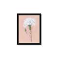 Picture of Single White Flower _GroupedProduct_Rectangle_Portrait_Framed_Matted_