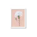 Picture of Single White Flower _GroupedProduct_Rectangle_Portrait_Framed_Matted_