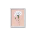 Picture of Single White Flower _GroupedProduct_Rectangle_Portrait_Framed_Matted_