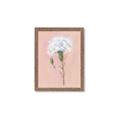 Picture of Single White Flower _GroupedProduct_Rectangle_Portrait_Framed_Matted_