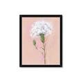 Picture of Single White Flower _GroupedProduct_Rectangle_Portrait_Framed_Matted_