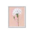Picture of Single White Flower _GroupedProduct_Rectangle_Portrait_Framed_Matted_