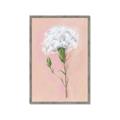 Picture of Single White Flower _GroupedProduct_Rectangle_Portrait_Framed_Matted_