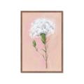 Picture of Single White Flower _GroupedProduct_Rectangle_Portrait_Framed_Matted_