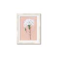 Picture of Single White Flower _GroupedProduct_Rectangle_Portrait_Framed_Matted_