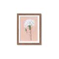 Picture of Single White Flower _GroupedProduct_Rectangle_Portrait_Framed_Matted_