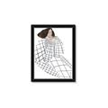 Picture of Lady Checks I _GroupedProduct_Rectangle_Portrait_Framed_Matted_