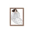 Picture of Lady Checks I _GroupedProduct_Rectangle_Portrait_Framed_Matted_