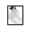 Picture of Lady Checks I _GroupedProduct_Rectangle_Portrait_Framed_Matted_