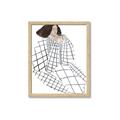 Picture of Lady Checks I _GroupedProduct_Rectangle_Portrait_Framed_Matted_