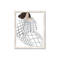 Picture of Lady Checks I _GroupedProduct_Rectangle_Portrait_Framed_Matted_