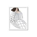 Picture of Lady Checks I _GroupedProduct_Rectangle_Portrait_Framed_Matted_