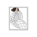 Picture of Lady Checks I _GroupedProduct_Rectangle_Portrait_Framed_Matted_