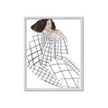 Picture of Lady Checks I _GroupedProduct_Rectangle_Portrait_Framed_Matted_