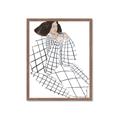 Picture of Lady Checks I _GroupedProduct_Rectangle_Portrait_Framed_Matted_