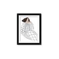 Picture of Lady Checks I _GroupedProduct_Rectangle_Portrait_Framed_Matted_