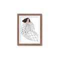 Picture of Lady Checks I _GroupedProduct_Rectangle_Portrait_Framed_Matted_