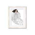 Picture of Lady Checks I _GroupedProduct_Rectangle_Portrait_Framed_Matted_