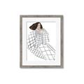 Picture of Lady Checks I _GroupedProduct_Rectangle_Portrait_Framed_Matted_