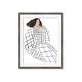 Picture of Lady Checks I _GroupedProduct_Rectangle_Portrait_Framed_Matted_