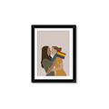 Picture of Two girls with rainbow flag _GroupedProduct_Rectangle_Portrait_Framed_Matted_