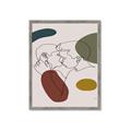 Picture of Line drawn Kiss I _GroupedProduct_Rectangle_Portrait_Framed_Matted_