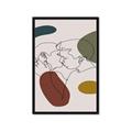 Picture of Line drawn Kiss I _GroupedProduct_Rectangle_Portrait_Framed_Matted_