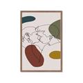 Picture of Line drawn Kiss I _GroupedProduct_Rectangle_Portrait_Framed_Matted_