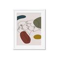 Picture of Line drawn Kiss I _GroupedProduct_Rectangle_Portrait_Framed_Matted_