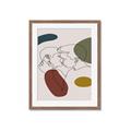 Picture of Line drawn Kiss I _GroupedProduct_Rectangle_Portrait_Framed_Matted_