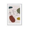 Picture of Line drawn Kiss I _GroupedProduct_Rectangle_Portrait_Framed_Matted_