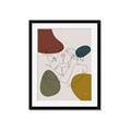 Picture of Line drawn Kiss II _GroupedProduct_Rectangle_Portrait_Framed_Matted_