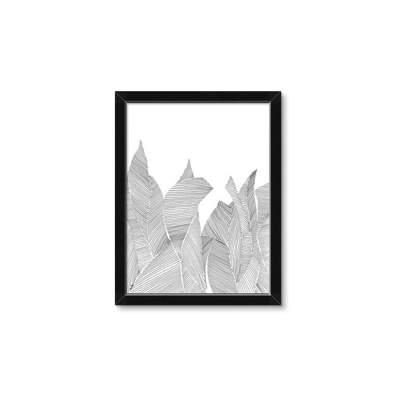 Picture of Leafy Lines I _GroupedProduct_Rectangle_Portrait_Framed_Matted_